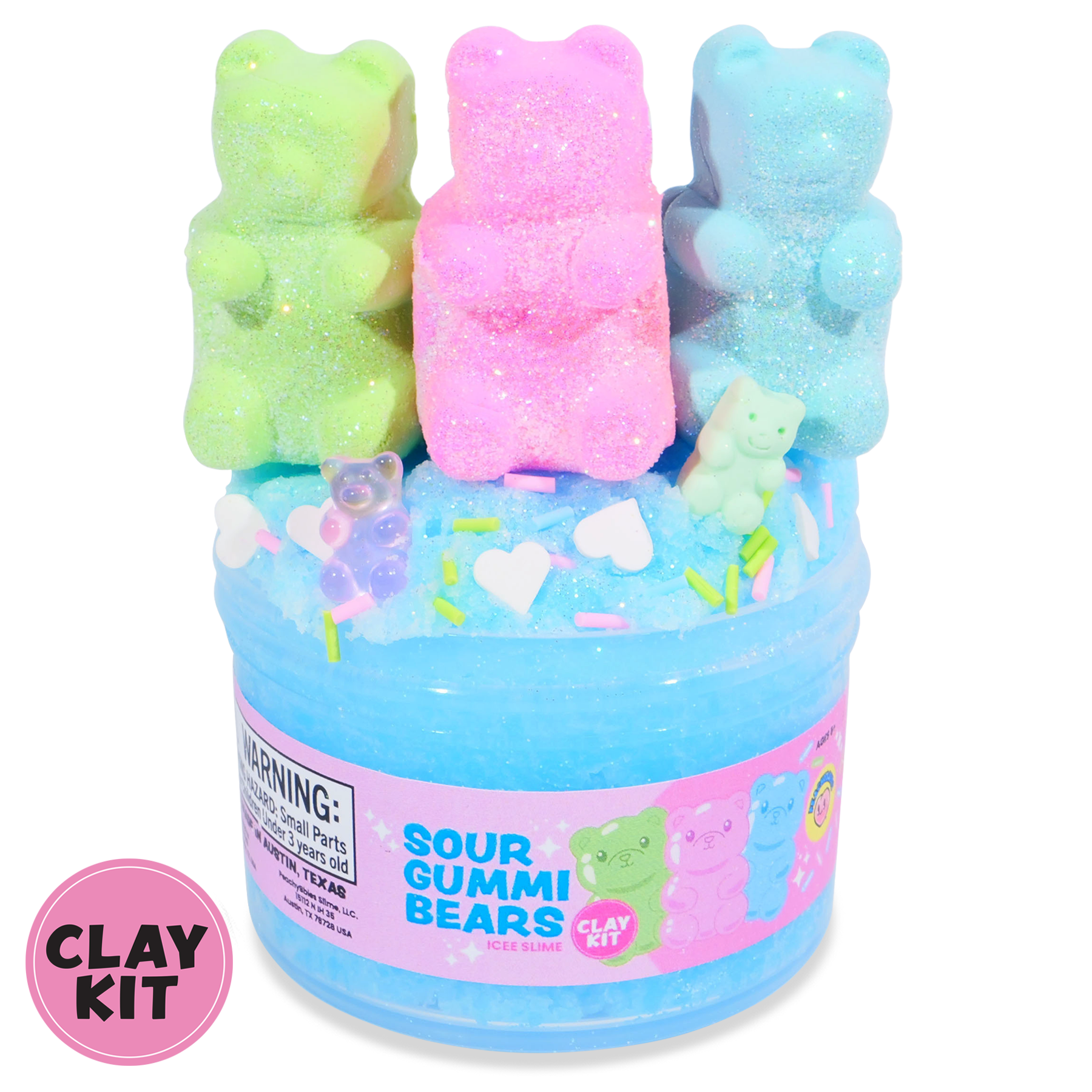 Sour Gummi Bears CLAY Kit – PeachyBbies