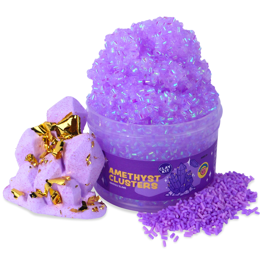 Amethyst Clusters CLAY Kit