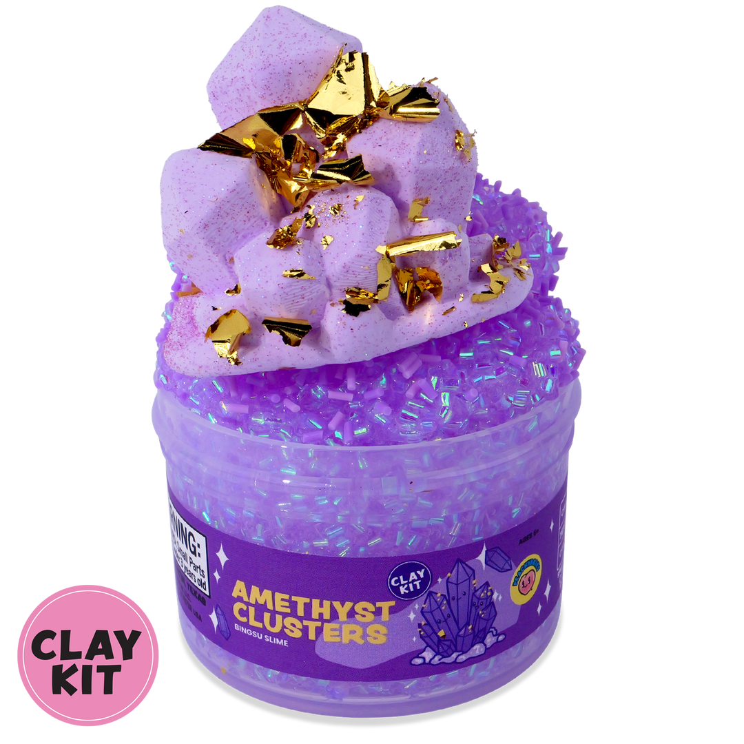 Amethyst Clusters CLAY Kit