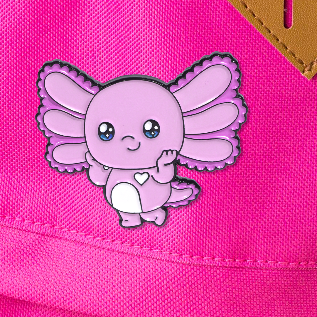 Baby Axolotl Enamel Pin