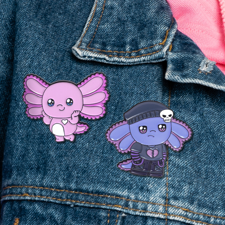 Baby Axolotl Enamel Pin