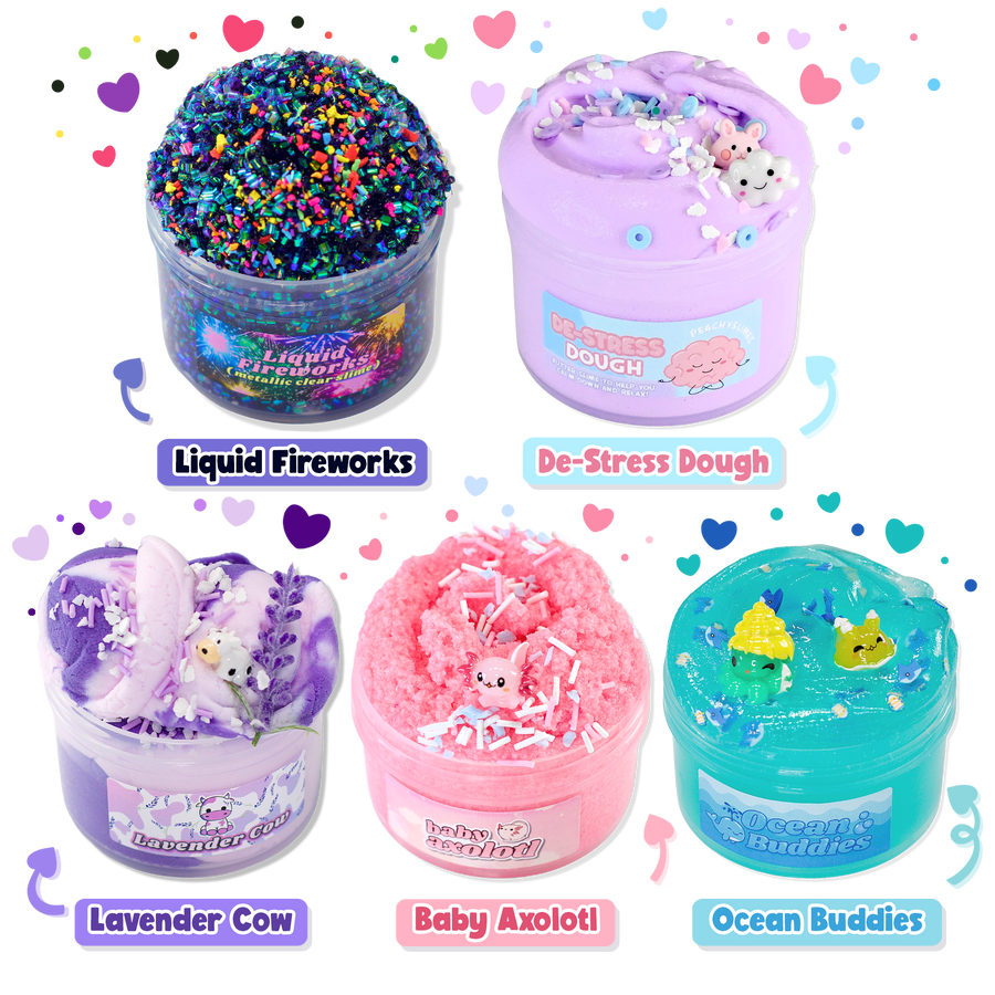 Slime Types Liquid Bestsellers Slime Bundle – PeachyBbies