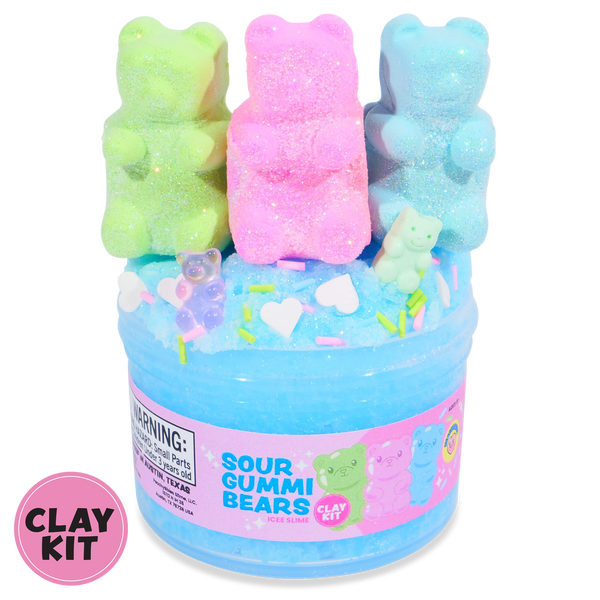 Sour Gummi Bears CLAY Kit – PeachyBbies