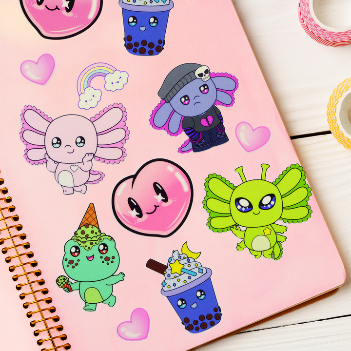 Character Sticker Sheet Pack