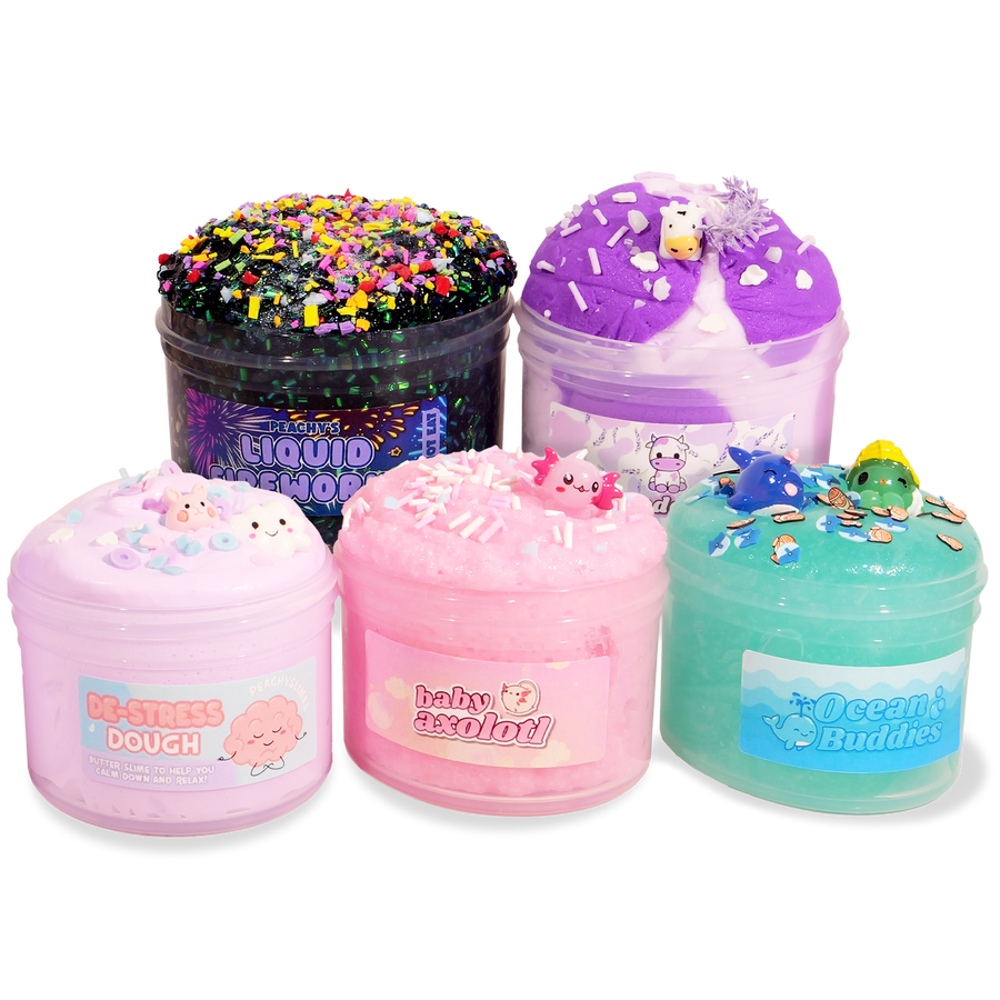 Slime Types Liquid Bestsellers Slime Bundle – PeachyBbies