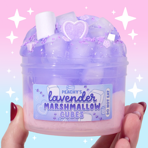 Lavender Marshmallow Cubes