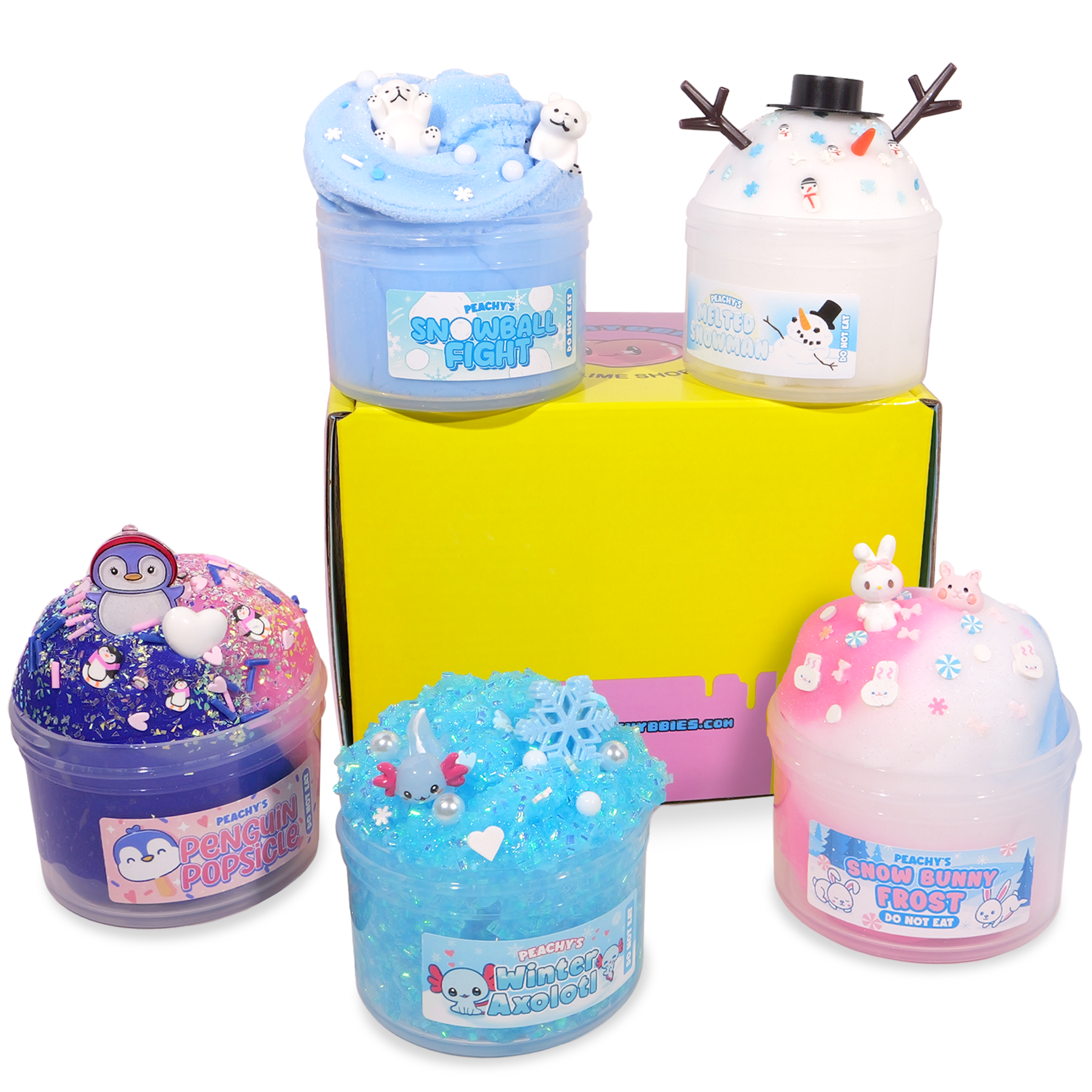 Winter Wonderland Slime Bundle – PeachyBbies