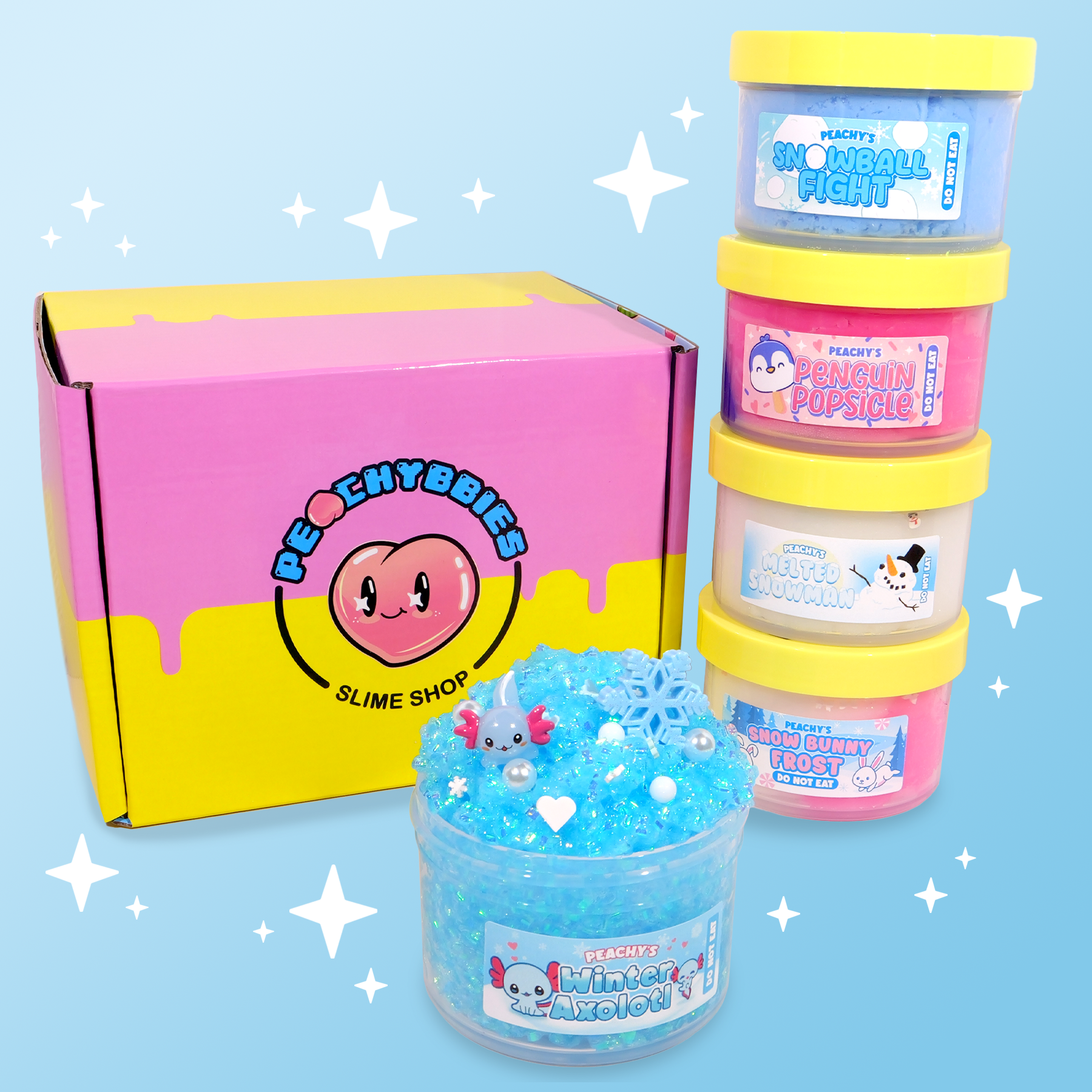 Winter Wonderland Slime Bundle – PeachyBbies